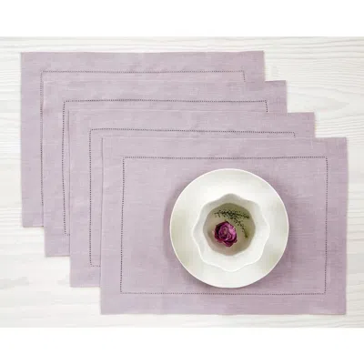 Solino Home Linen Placemats In Purple