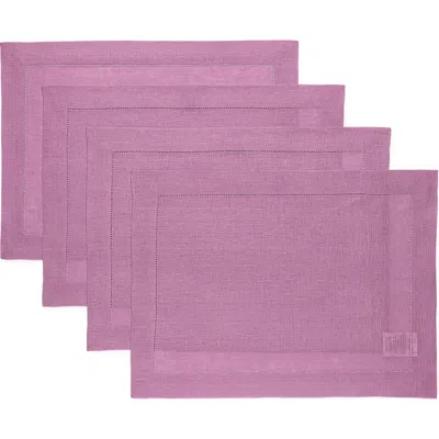 Solino Home Linen Placemats In Purple