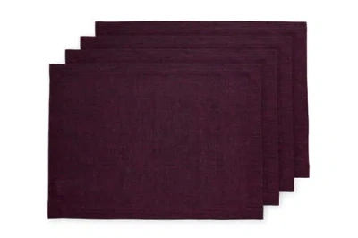 Solino Home Linen Placemats In Purple