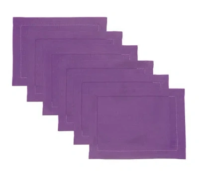 Solino Home Linen Placemats In Purple