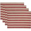 Solino Home Linen Placemats In Red