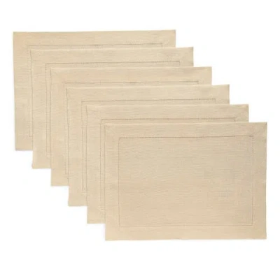 Solino Home Linen Placemats In Sand