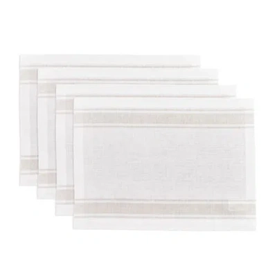 Solino Home Linen Placemats In White