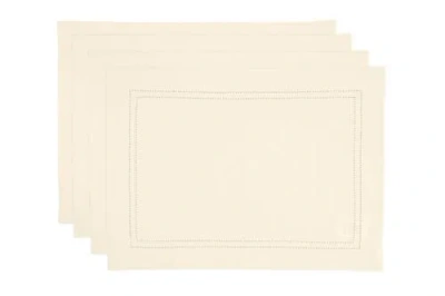 Solino Home Linen Placemats In White