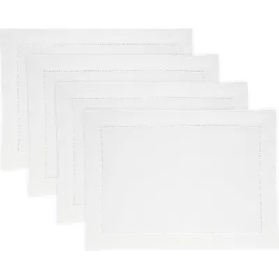 Solino Home Linen Placemats In White