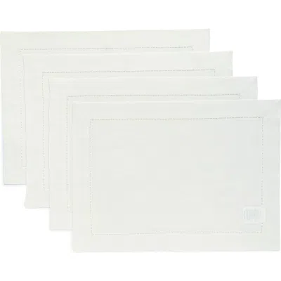 Solino Home Linen Placemats In White