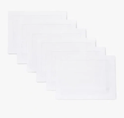 Solino Home Linen Placemats In White