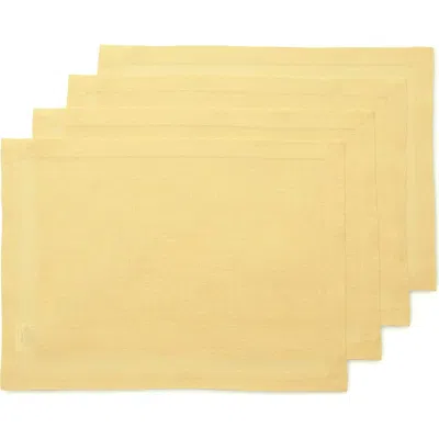 Solino Home Linen Placemats In Yellow
