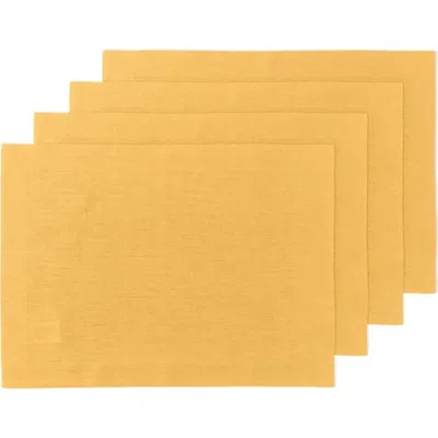 Solino Home Linen Placemats In Yellow