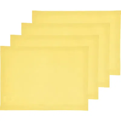 Solino Home Linen Placemats In Yellow