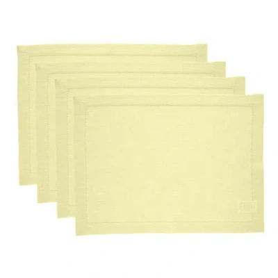 Solino Home Linen Placemats In Yellow