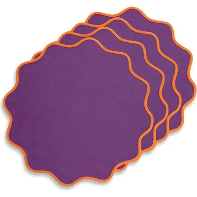 Solino Home Linen Round Placemats
