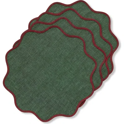 Solino Home Linen Round Placemats