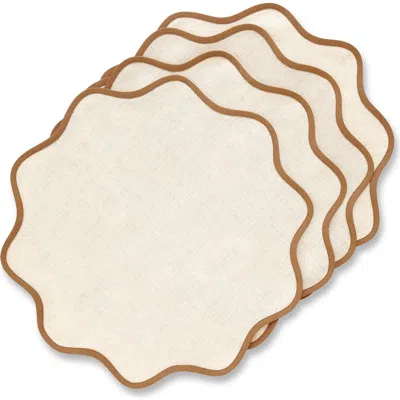 Solino Home Linen Round Placemats