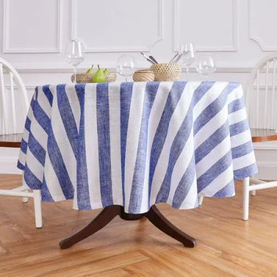 Solino Home Linen Round Tablecloth In Multi