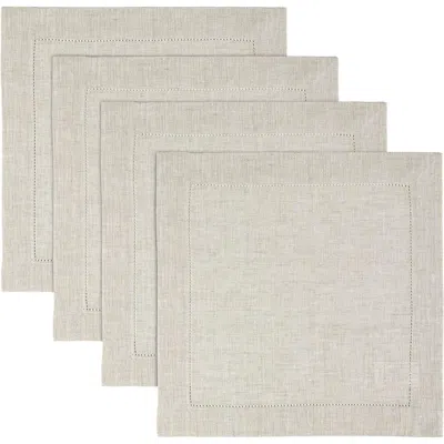 Solino Home Linen Square Placemats In Neutral