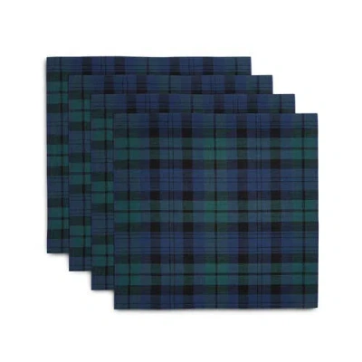 Solino Home Linen Square Placemats Set Of 4, 14 X 14 Inch For Dining Table, Holiday And Everyday Tab In Multi