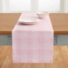 Solino Home Linen Table Runner In Pink