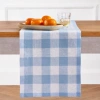 Solino Home Linen Table Runner In Blue