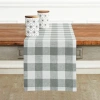 Solino Home Linen Table Runner In Gray