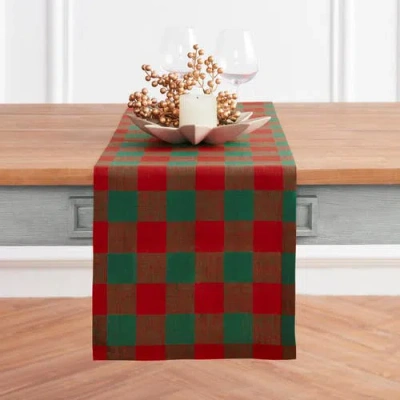 Solino Home Linen Table Runner In Multi