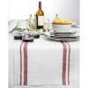 Solino Home Linen Table Runner In White