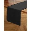 Solino Home Linen Table Runner In Black
