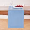 Solino Home Linen Table Runner In Blue