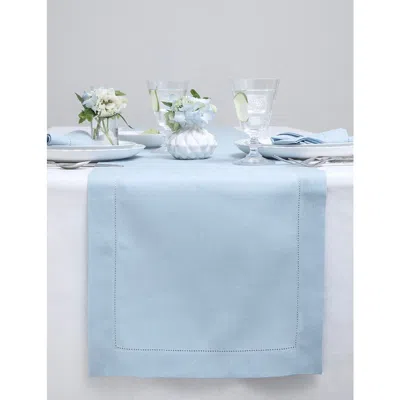 Solino Home Linen Table Runner In Blue