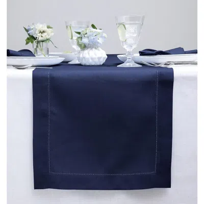 Solino Home Linen Table Runner In Blue