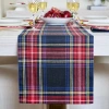 Solino Home Linen Table Runner In Blue