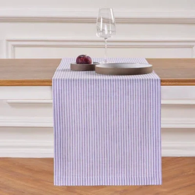 Solino Home Linen Table Runner In Blue
