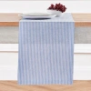 Solino Home Linen Table Runner In Blue