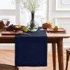 Solino Home Linen Table Runner In Blue
