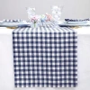 Solino Home Linen Table Runner In Blue
