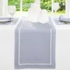 Solino Home Linen Table Runner In Blue