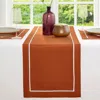 Solino Home Linen Table Runner In Brown