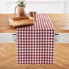 Solino Home Linen Table Runner In Burgundy