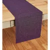Solino Home Linen Table Runner In Grape