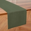 Solino Home Linen Table Runner In Green