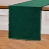 Solino Home Linen Table Runner In Green