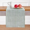 Solino Home Linen Table Runner In Green