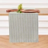 Solino Home Linen Table Runner In Green