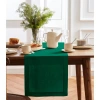 Solino Home Linen Table Runner In Green
