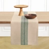 Solino Home Linen Table Runner In Green