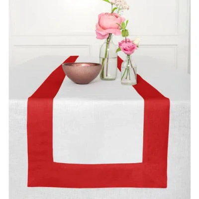 Solino Home Linen Table Runner In Multi