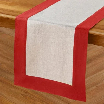 Solino Home Linen Table Runner In Multi