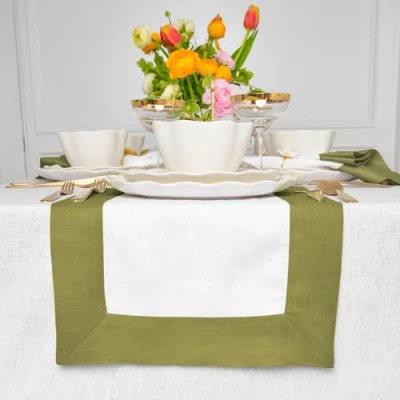 Solino Home Linen Table Runner In Multi