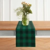 Solino Home Linen Table Runner In Green