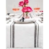 Solino Home Linen Table Runner In White